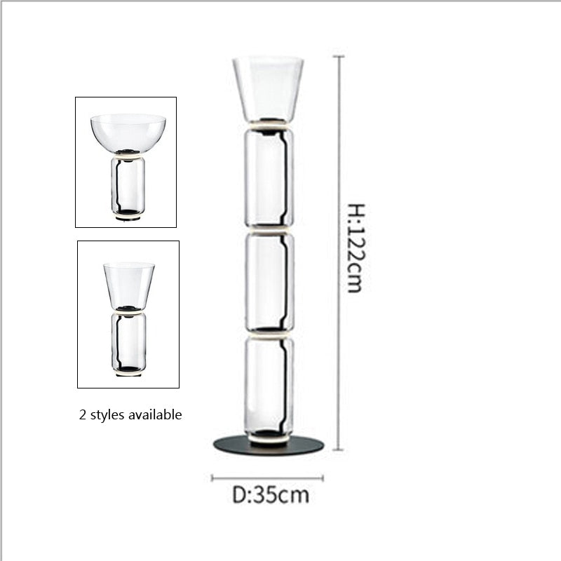 SkandiShop Nordic Minimalist Glass Shade Led